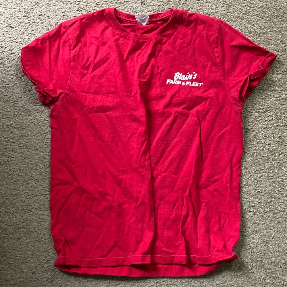 blains farm and fleet tshirt